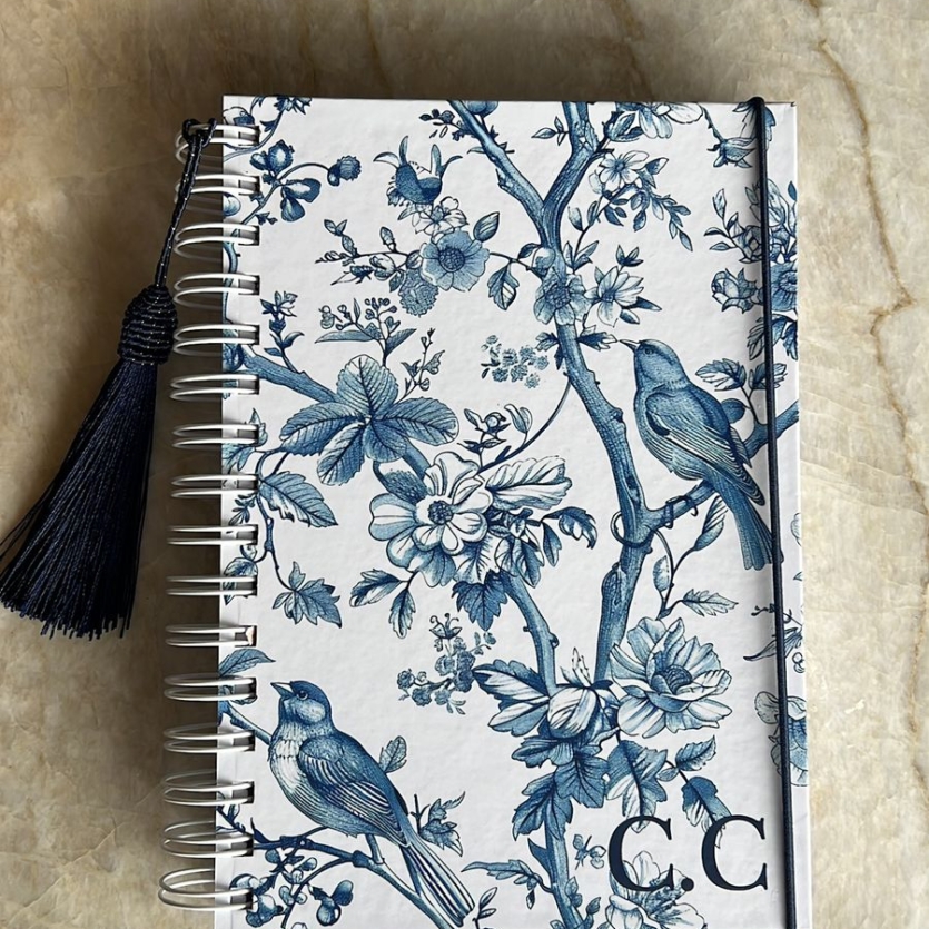 AGENDA DO ANO – TOILE DE JOUY AZUL