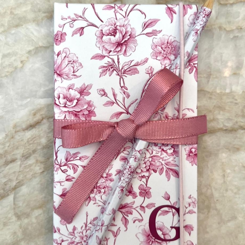 MOLESKINE COM LÁPIS TOILE DE JOUY ROSA