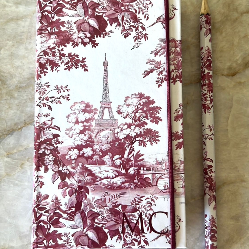 MOLESKINE COM LÁPIS TOILE DE JOUY ROSE