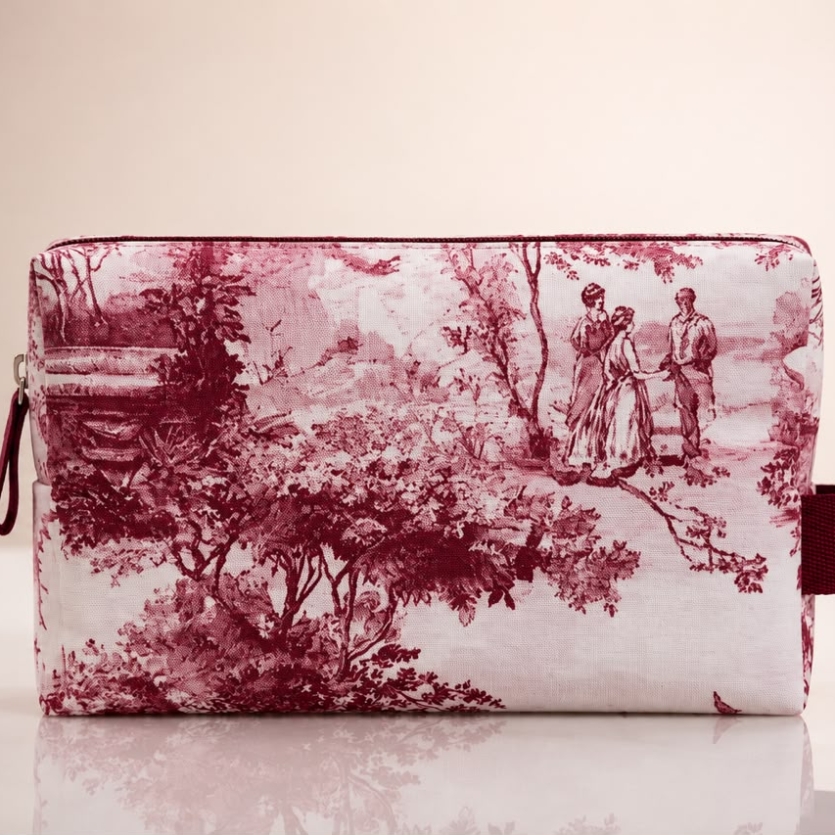 NECESSAIRE TOILE DE JOUY BORDEAUX