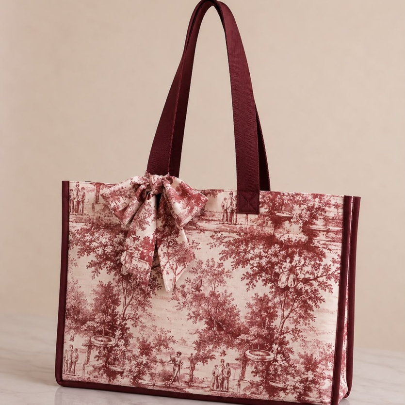 BOLSA TOTE TOILE DE JOUY BORDEUAX